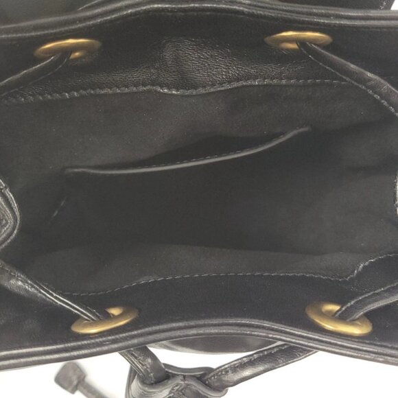 (75520-1) Gucci Marmont Black Backpack - Picture 8 of 15